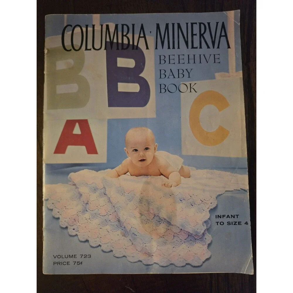 Vintage Columbia-Minerva Beehive Baby Book Volume 723 Infant to Size 4